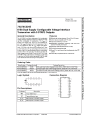 Datasheet 74LVXC3245QSC manufacturer Fairchild